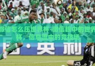 微信怎么压世界杯-微信眼中的世界杯，信息流中的竞技场