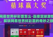 网易世界杯彩票怎么-连接足球激情，解锁网易世界杯彩票的奇妙之旅