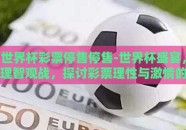 世界杯彩票停售停售-世界杯盛宴，理智观战，探讨彩票理性与激情的平衡