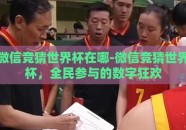 微信竞猜世界杯在哪-微信竞猜世界杯，全民参与的数字狂欢