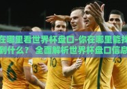 在哪里看世界杯盘口-你在哪里能找到什么？ 全面解析世界杯盘口信息获取的热门平台