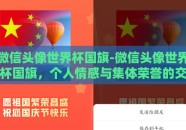 微信头像世界杯国旗-微信头像世界杯国旗，个人情感与集体荣誉的交织