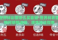 世界杯彩票怎么买靠谱-世界杯彩票如何明智选择，理性投注指南