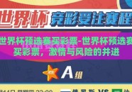 世界杯预选赛买彩票-世界杯预选赛买彩票，激情与风险的并进