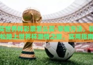 买世界杯彩票怎么买-掌握方法，轻松踏上世界杯激情之旅，实用指南教你买世界杯彩票