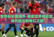 世界杯彩票海外-解密世界杯彩票，海外投注的奇幻之旅