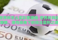 世界杯怎么买彩票赚钱-世界杯购彩策略，理性视角下的投注盈利之道
