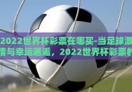 2022世界杯彩票在哪买-当足球激情与幸运邂逅，2022世界杯彩票的购买指南