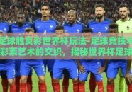 足球胜负彩世界杯玩法-足球竞技与彩票艺术的交织，揭秘世界杯足球胜负彩玩法