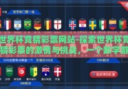世界杯竞猜彩票网站-探索世界杯竞猜彩票的激情与挑战，一个数字游戏时代的碰撞