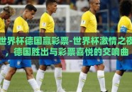 世界杯德国赢彩票-世界杯激情之夜，德国胜出与彩票喜悦的交响曲