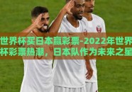 世界杯买日本赢彩票-2022年世界杯彩票热潮，日本队作为未来之星的买票之选