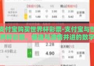 支付宝购买世界杯彩票-支付宝与世界杯彩票，便捷与激情并进的数字游戏