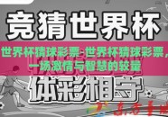世界杯猜球彩票-世界杯猜球彩票，一场激情与智慧的较量