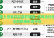 网上世界杯彩票在哪里-探寻合法安全的网络彩票平台