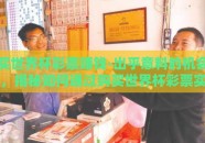 买世界杯彩票赚钱-出乎意料的机会，揭秘如何通过购买世界杯彩票实现财富梦想