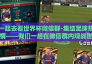一起去看世界杯微信群-集结足球热情——我们一起在微信群内观战世界杯