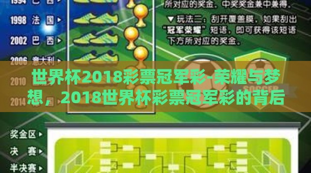 世界杯2018彩票冠军彩-荣耀与梦想,2018世界杯彩票冠军彩的背后故事 世界杯2018彩票冠军彩-荣耀与梦想,2018世界杯彩票冠军彩的背后故事