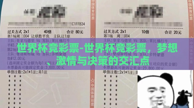 世界杯竞彩票-世界杯竞彩票，梦想、激情与决策的交汇点