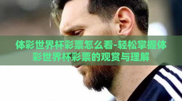 体彩世界杯彩票怎么看-轻松掌握体彩世界杯彩票的观赏与理解
