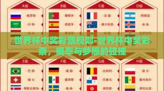 世界杯中奖彩票规则-世界杯中奖彩票，概率与梦想的碰撞