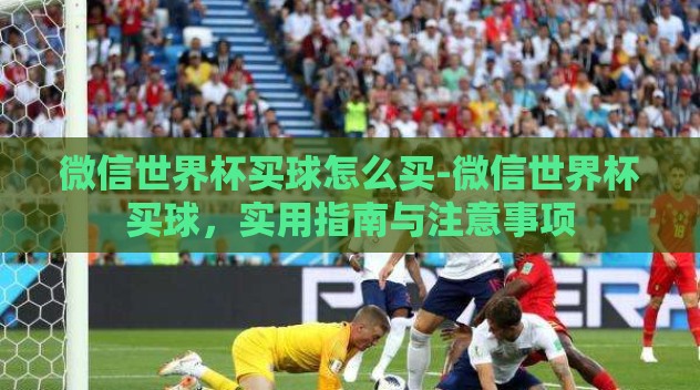 微信世界杯买球怎么买-微信世界杯买球，实用指南与注意事项