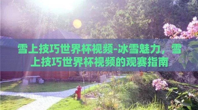 雪上技巧世界杯视频-冰雪魅力，雪上技巧世界杯视频的观赛指南