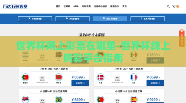 世界杯网上彩票在哪里-世界杯线上购彩平台指南